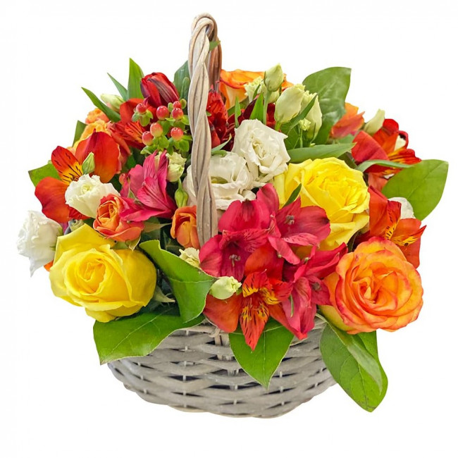 Букет цветов "Карнавальная" Букет цветов "Карнавальная"