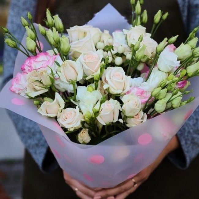 Букет цветов "Приятный момент"