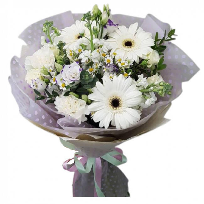 Букет цветов "Зефирный"