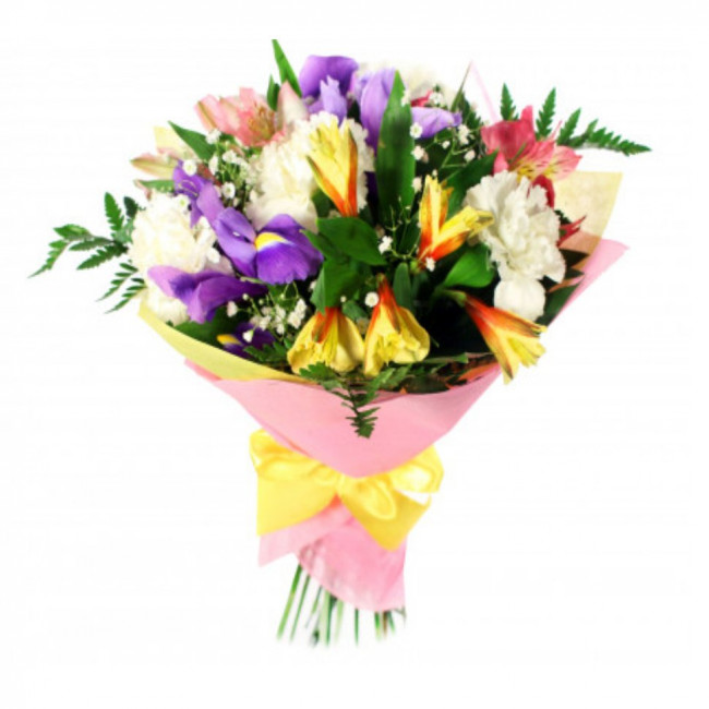 Букет цветов "Радужный"