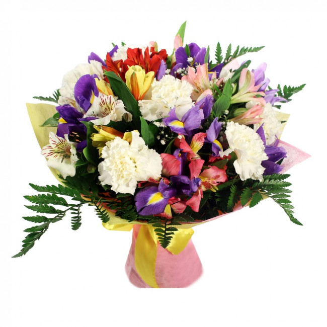 Букет цветов "Радужный"