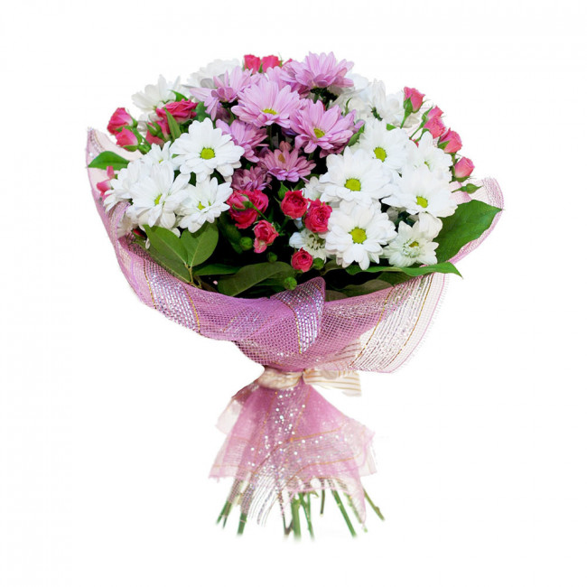 Букет цветов "Счастливый знак"