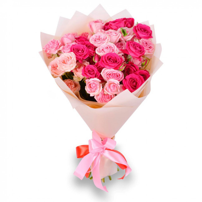 Букет цветов "Мармеладный"